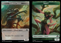 Eldrazi Spawn (2) // Insect (25) Token - Foil